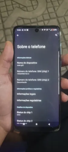 Moto g22 pra sair urgente 250 C carregador 