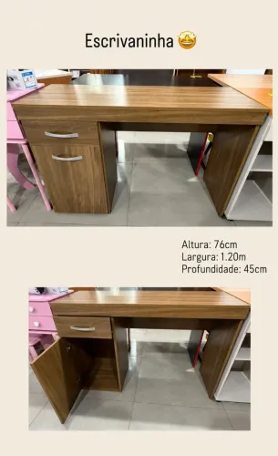 Mega promoção de Escrivaninha com porta e gaveta!!