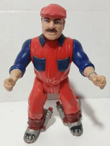 Boneco Mario do filme "Super Mario Bros" de 1993 produzida pela ERTL