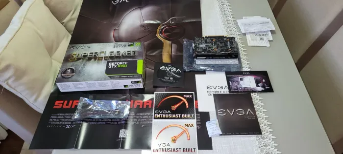 EVGA GTX 1060 3GB GDDR5 SSC ACX 2.0 MUITO NOVA