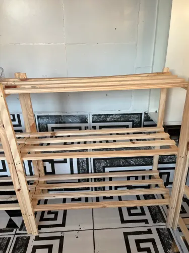 Estante rústica