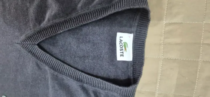 Colete Lacoste Cinza