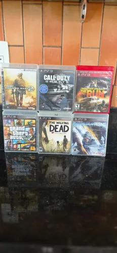 Jogos PS3 Originais - GTA V, Metal Gear, COD, NFS - Aceito troca em componentes de PC,