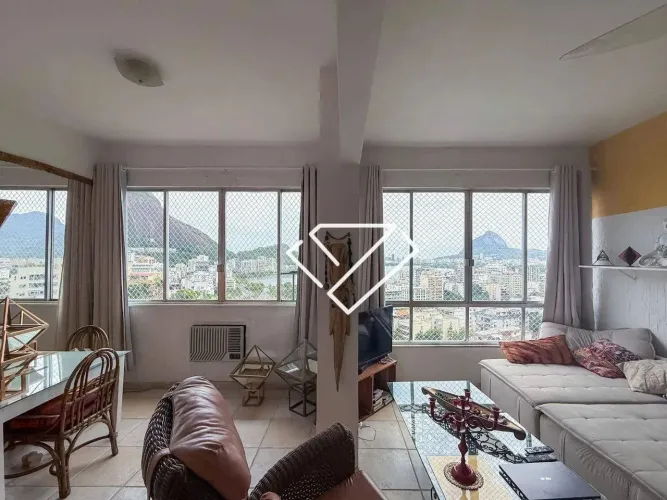Apartamento com 1 dormitório à venda, 60 m² por R$ 1.050.000,00 - Jardim Botânico - Rio de