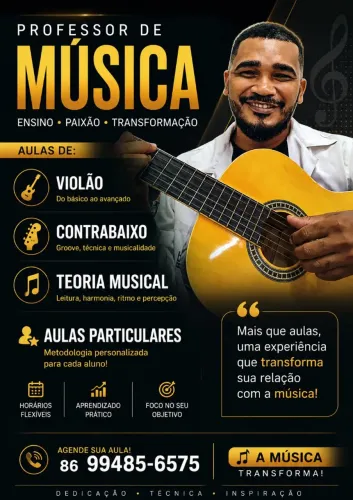 Aula de violão,