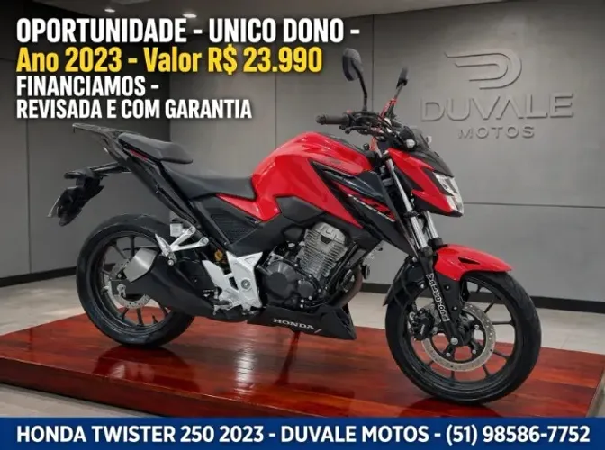CB 300F Twister! Ano 2023! Apenas 15 mil km! Linda Moto! Financiamos e Aceitamos trocas!