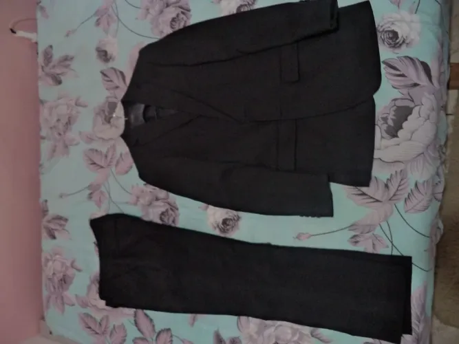 Terno Preto Masculino - Tamanho 44 (Semi Novo)