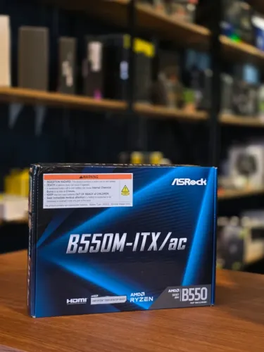 Placa-Mãe ASRock B550M-ITX/ac (Mini-ITX)