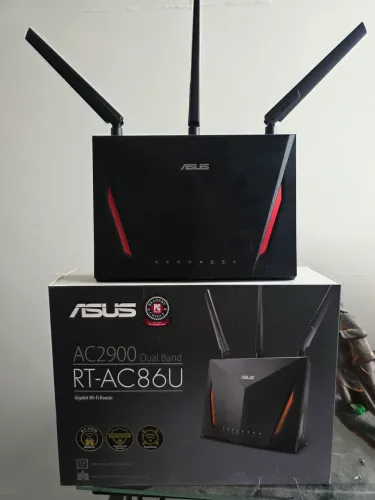 Roteador Gamer Asus Rt-ac86u Ac2900 Aimesh Dual Band Gigabit