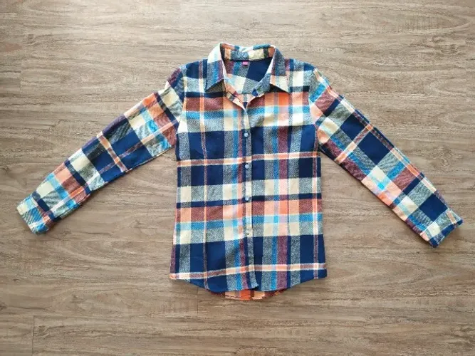 Camisa xadrez flanelada