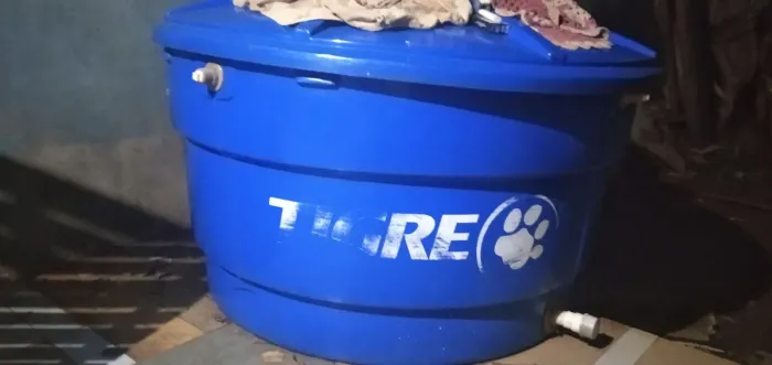 Caixa d'água tigre já com flange de acesso