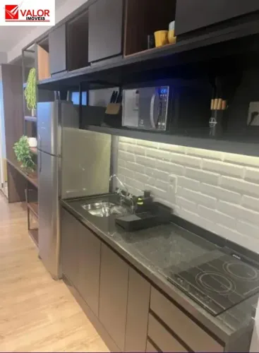 STUDIO COM 30 M2 - 1 DORMITORIO, SALA, COZINHA, WC, S/ VAGA, LAVANDERIA NO CONDOMINIO TODO
