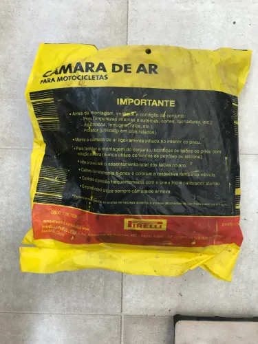 Câmara de ar Pirelli aro 17 moto