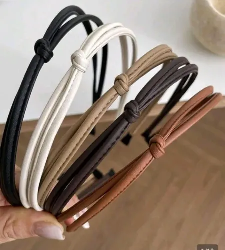 Conjunto com 5 tiaras estilosas