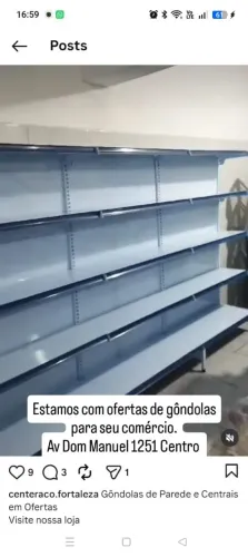 Gôndolas em Fortaleza