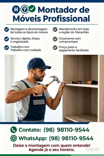 Montador / reparador de móveis