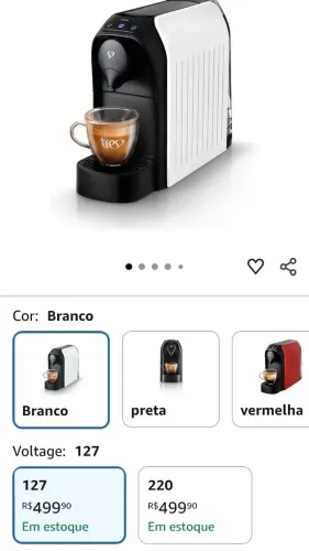 Cafeteira Passione Três Corações