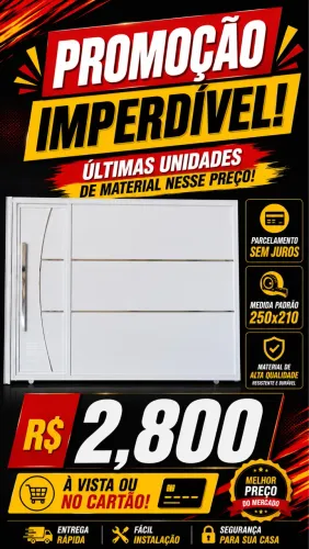 PORTÃO EM ALUMÍNIO