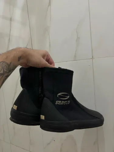 Bota Seasub Tradicional de Mergulho Neoprene 5 mm (Tamanho 10/42)