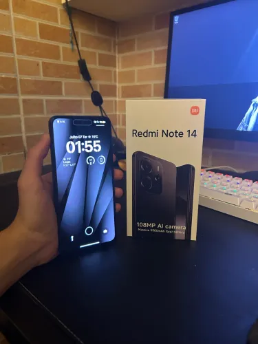 (Novíssimo) Xiaomi Redmi Note 14 256GB 3 meses de uso, AINDA NA GARANTIA