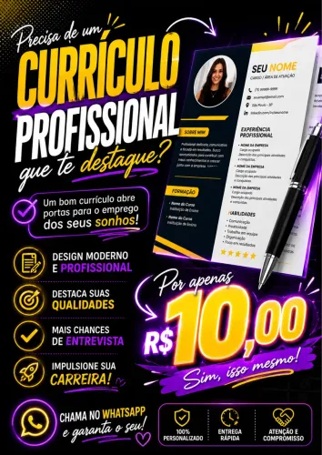 Faço currículo