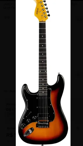 Guitarra PHX Super strato Canhoto 