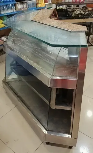 Kit para Mercado/Hortifrúti: Ilha Expositora + Balcão Estufa Aquecida