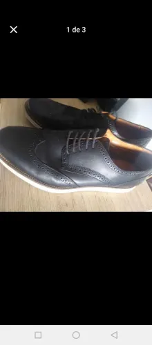 Sapato couro legítimo Woche Premium Oxford