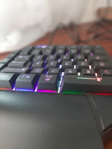 Teclado de uma mão Led