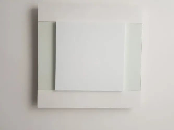 Luminária teto 80x80 com 6 lâmpadas