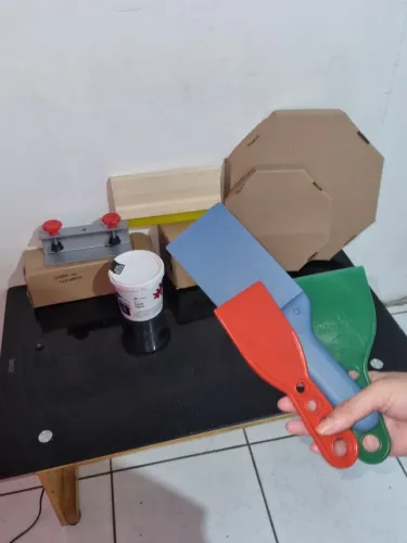 Vendo Kit de Serigrafia - Tudo Novo!