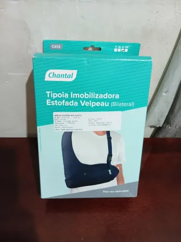 Tipóia Imobilizadora Estofada Velpeau Bilateral Chantal Tamg OMBRO DIREITO Tamanho G