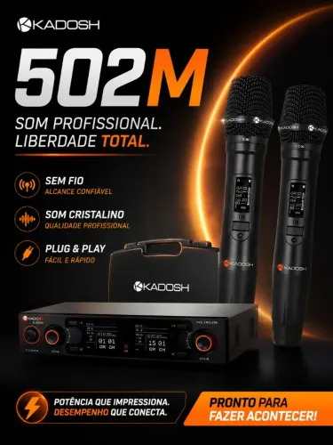 Microfone sem fio - Kadosh