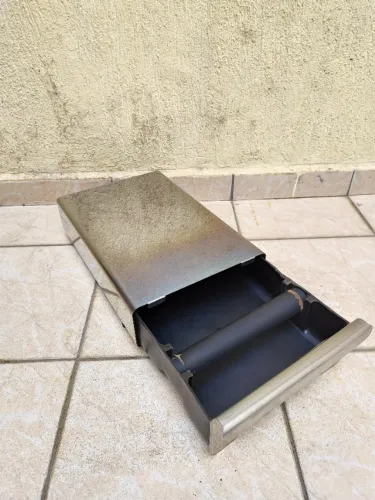 Gaveta Knock Box Astoria em Inox - Profissional para Café Expresso