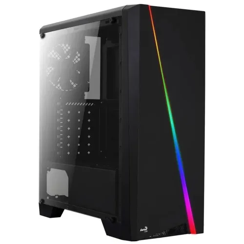 GABINETE: AeroCool Cyclon (RGB LED, Mid Tower ATX)