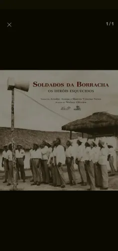 LIVRO SOLDADOS DA BORRACHA - NOVO - CAPA DURA