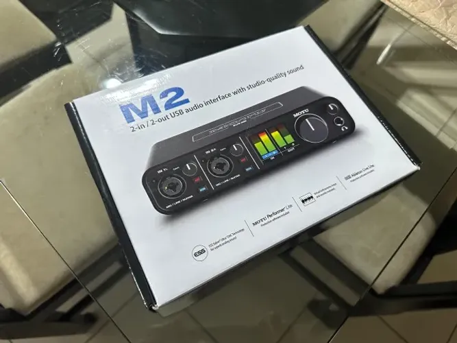 Interface de Áudio Motu M2 - Na caixa - Oportunidade rara!