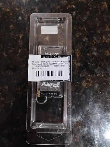 Memória RAM 16GB DIMM DDR4 3200MHz FURY para Notebook