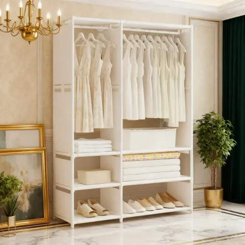 Guarda roupa dobrável com acabamento perfeito 