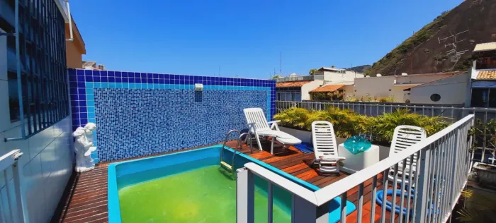 Cobertura Duplex 5 quartos com piscina em Copacabana - Rio de Janeiro - RJ