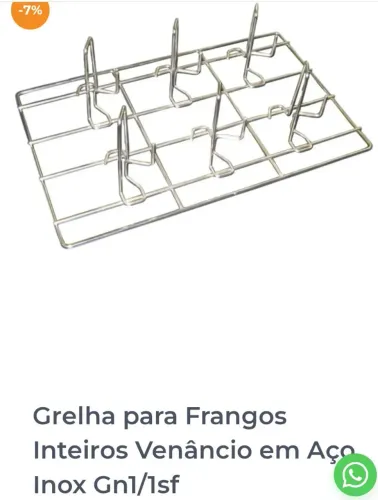 Grela de frango inteiro 