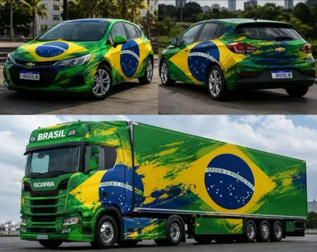 Envelopamento de carro e frota