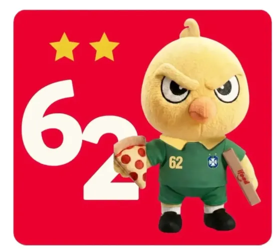 Canarinho IFood 62 na caixa