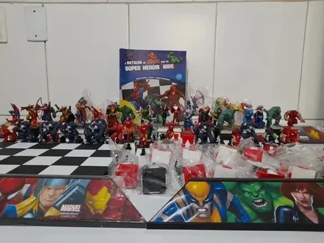 Xadrez Marvel original planeta deAgostine completo!****