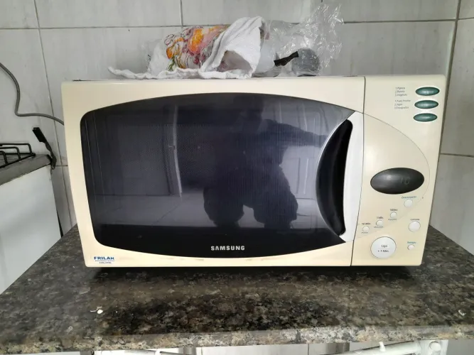 Microondas sansung em perfeito estado livre pra teste 