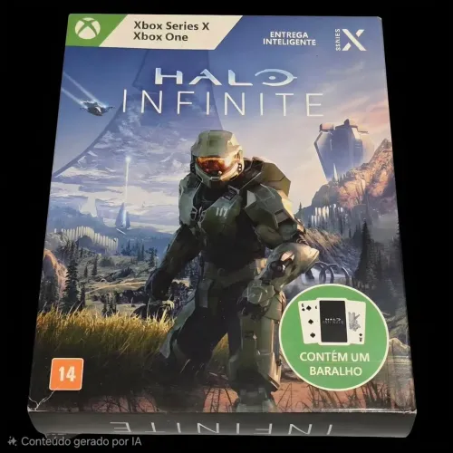Halo Infinite Xbox One e Series Edição Especial com Baralho