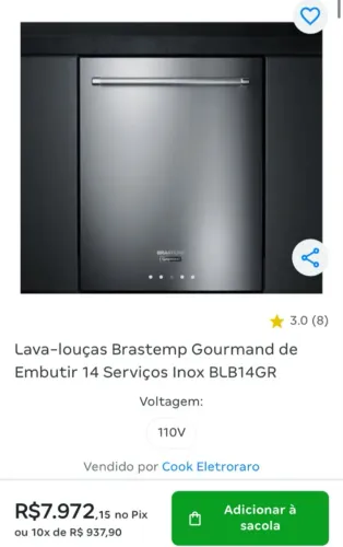 Lava Louças Brastemp Gourmand