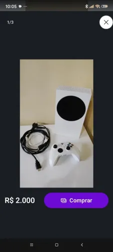 Xbox Séries S Perfeito Estado