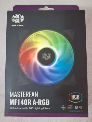 Kit com 4 Masterfan MF140R Argb (140mm).