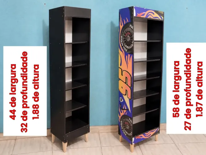 Prateleiras USADAS - valor 260 cada ou 400 as duas